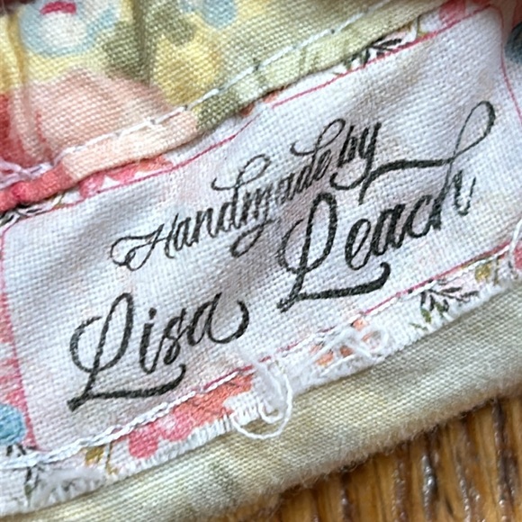 Handmade by Lisa Leach floral print dress.  No fabric or size tags. - Picture 5 of 7